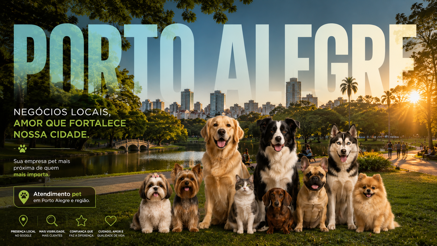 Especialistas em SEO Local, GEO e engenharia semântica para empresas pet em Porto Alegre