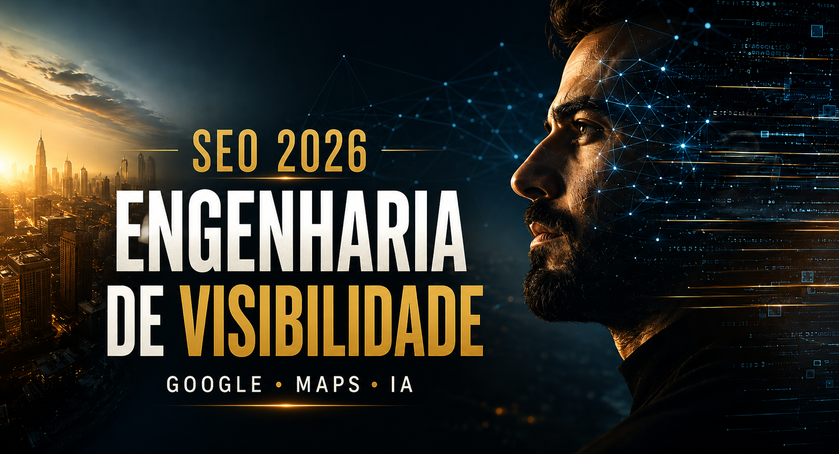 SEO 2026: engenharia de visibilidade para Google, Maps e IA